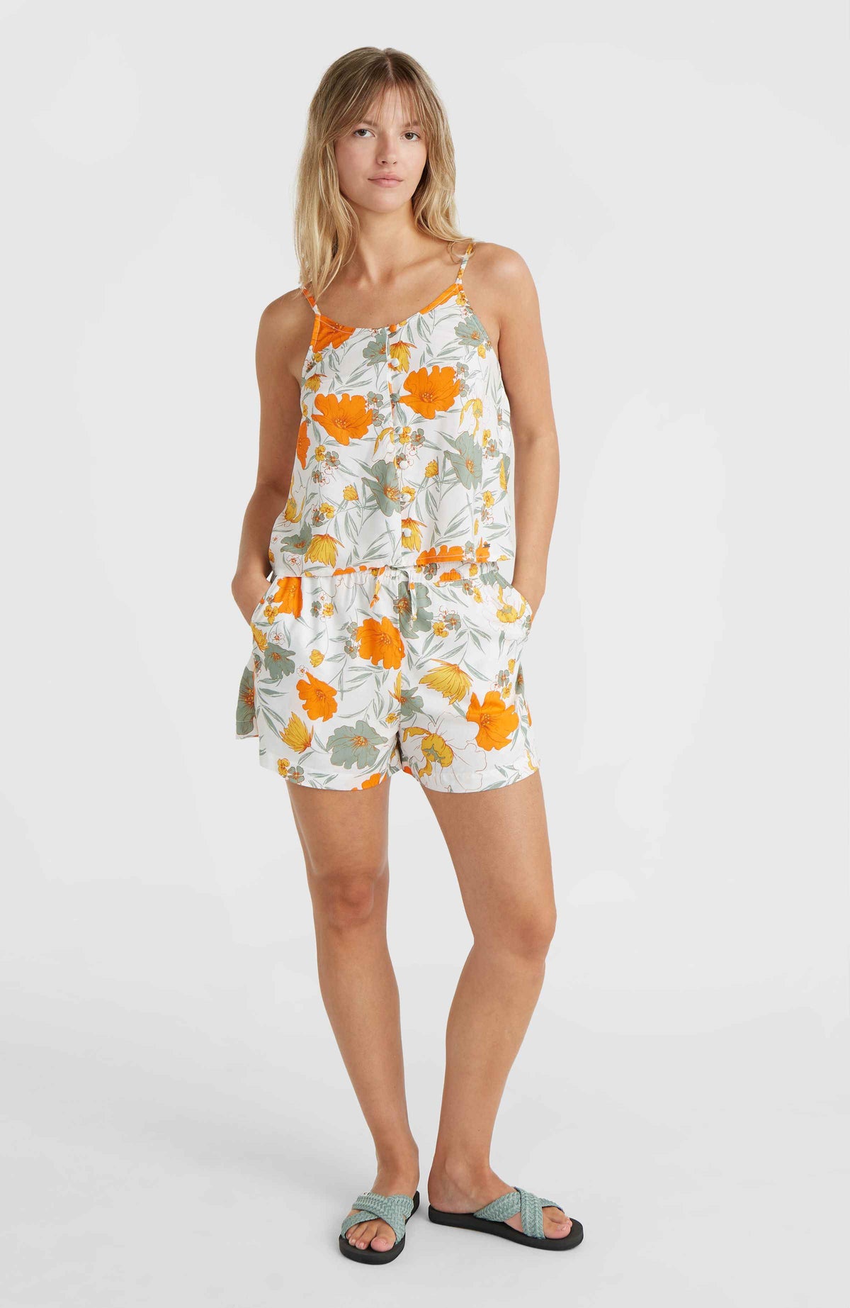 Débardeur en tissu Tiare | White Bluemchen