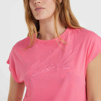 T-shirt Essentials O'Neill Signature | Perfectly Pink