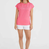 T-shirt Essentials O'Neill Signature | Perfectly Pink