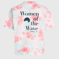 T-shirt Women of the Wave | Pink Ice Cube Tie Dye