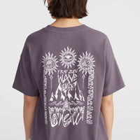 T-shirt oversize Surf Heroes | Mauve Miracle