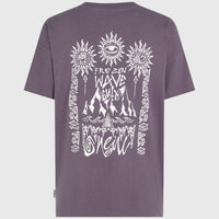 T-shirt oversize Surf Heroes | Mauve Miracle