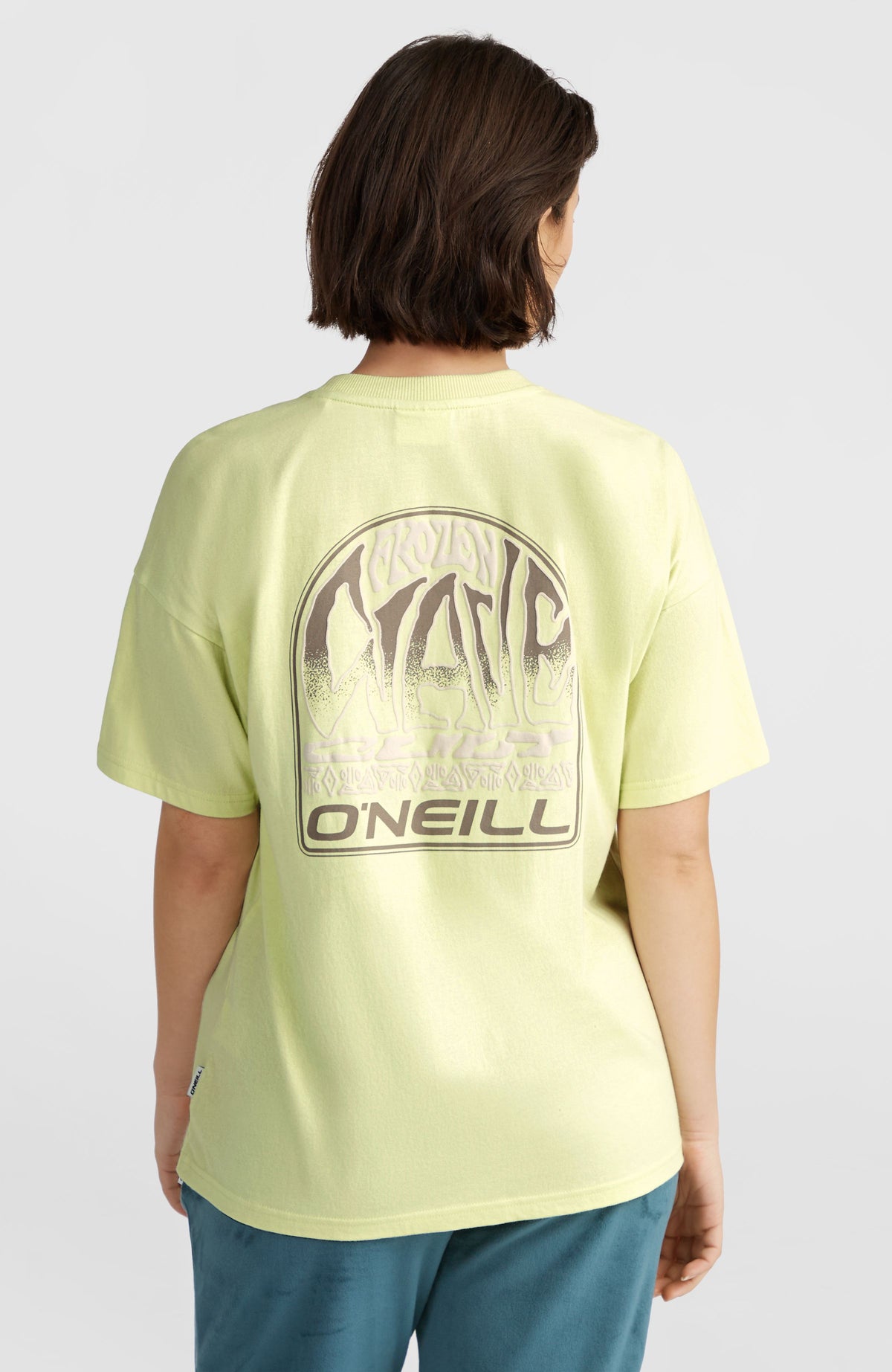 T-shirt Back Graphic | Lime Wash