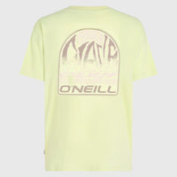 T-shirt Back Graphic | Lime Wash