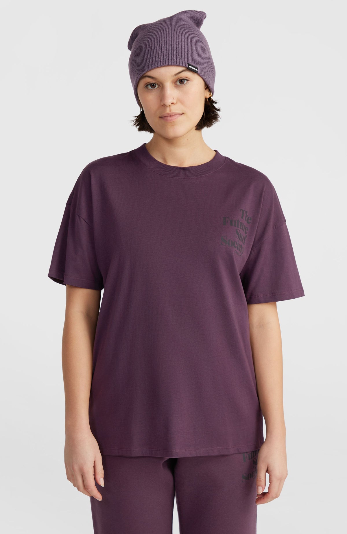 T-shirt Future Surf Society | Aubergine