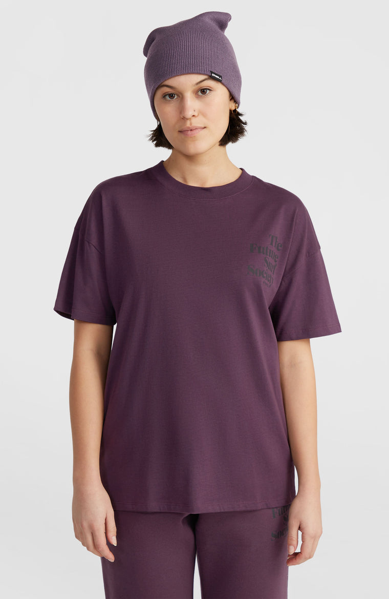 T-shirt Future Surf Society | Aubergine