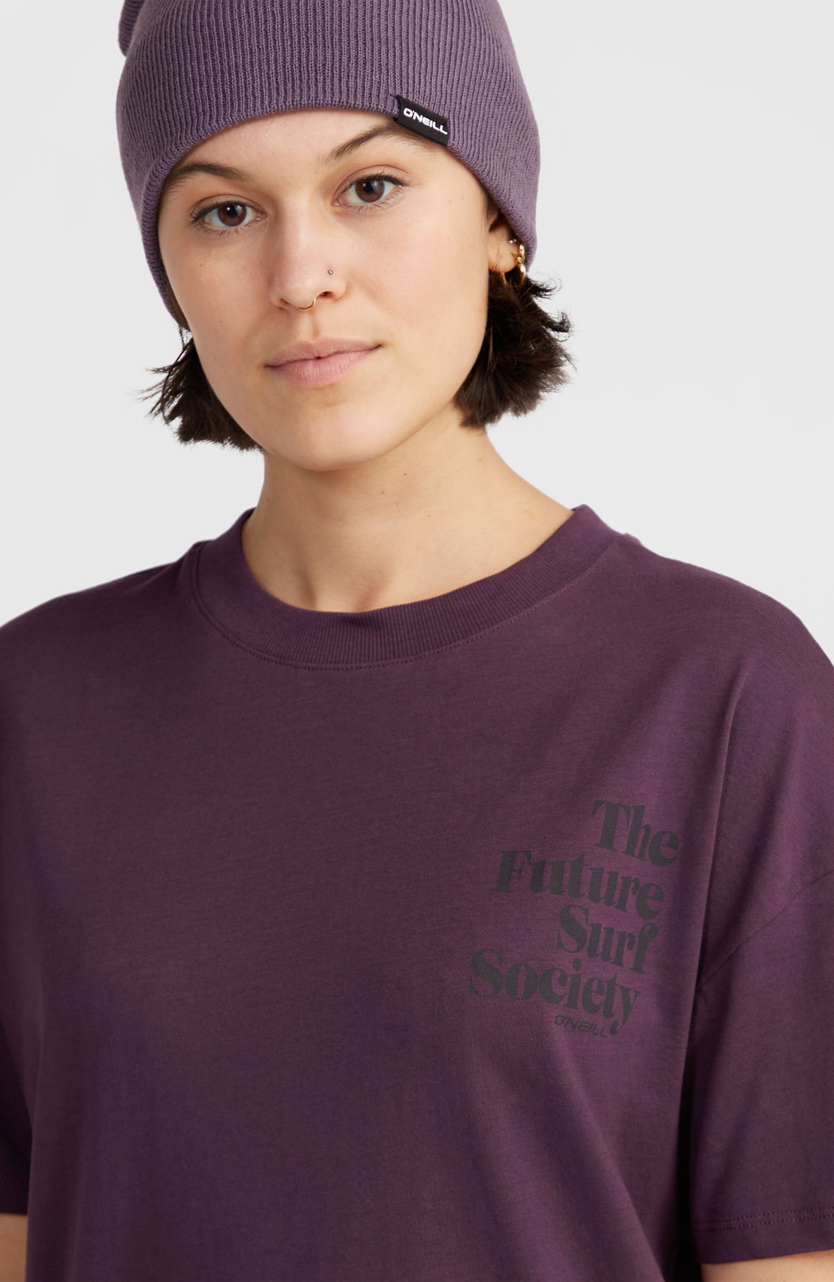 T-shirt Future Surf Society | Aubergine