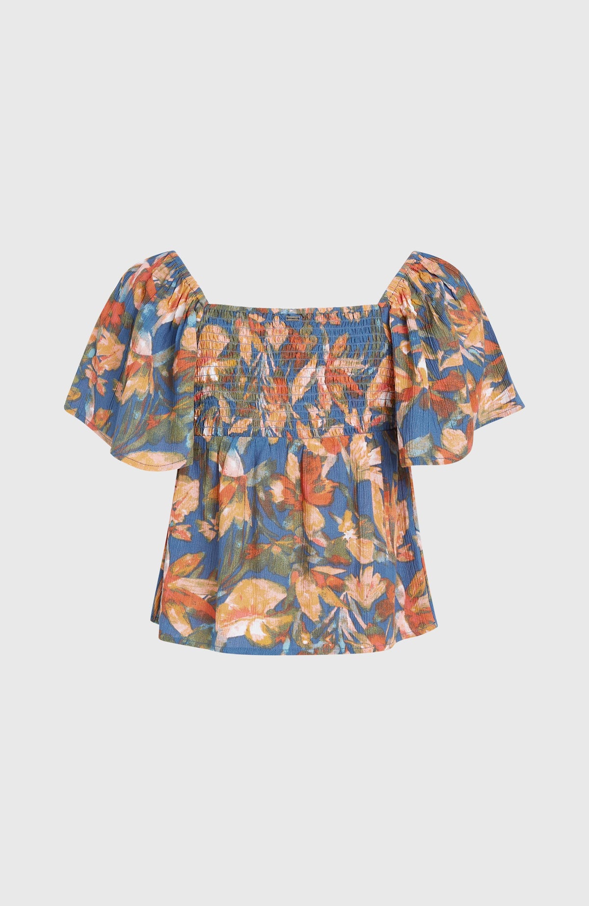 Haut en tissu Huges | Blue Painted Tropics