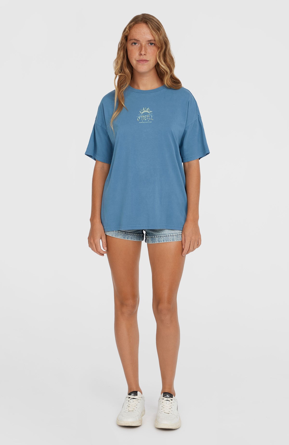 T-shirt Beach Vintage | Copen Blue