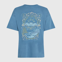 T-shirt Beach Vintage | Copen Blue