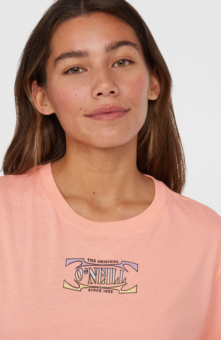 T-shirt Summer Must Haves Back Print | Coral Pop