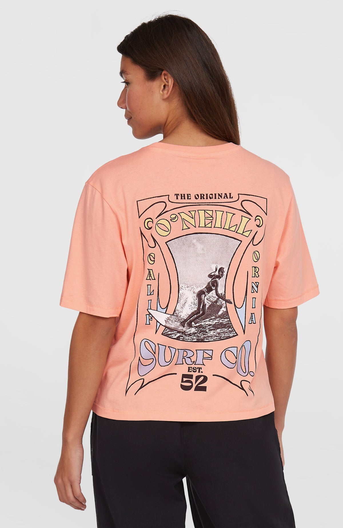 T-shirt Summer Must Haves Back Print | Coral Pop