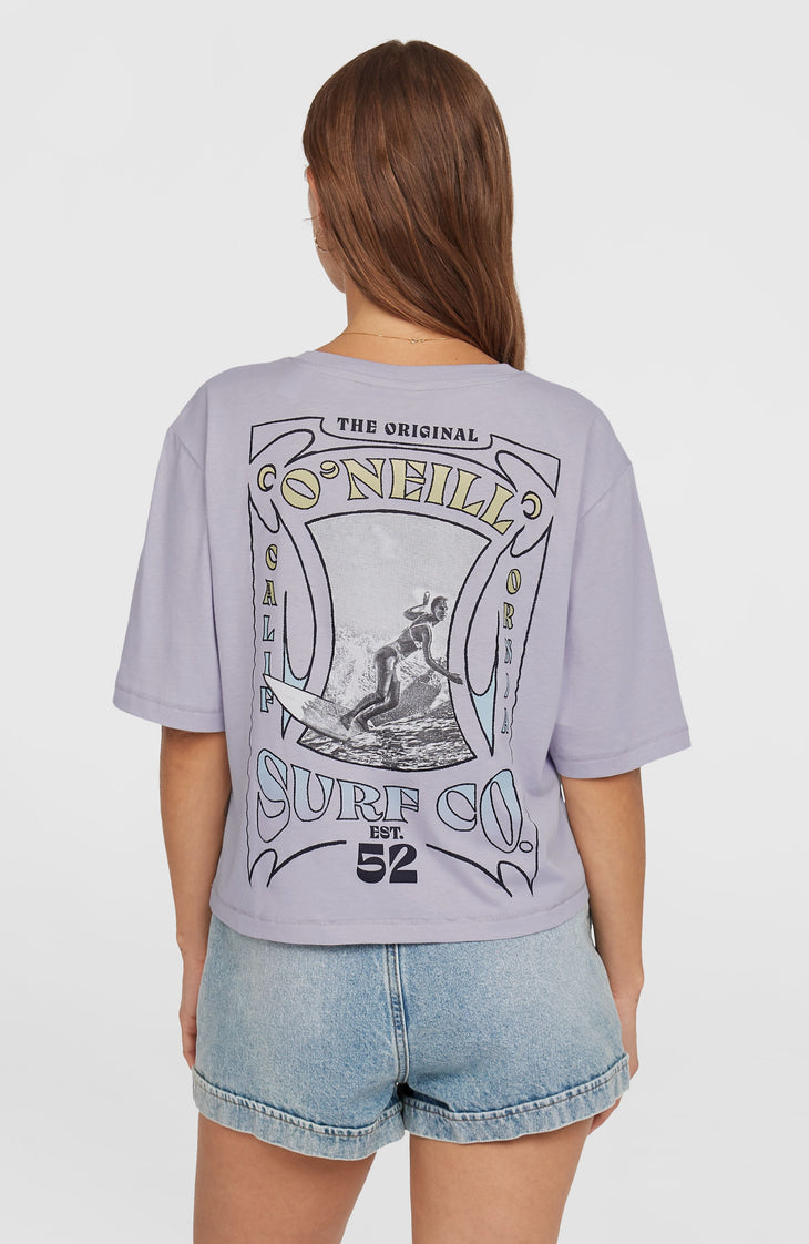 T-shirt Summer Must Haves Back Print | Purple Gleam