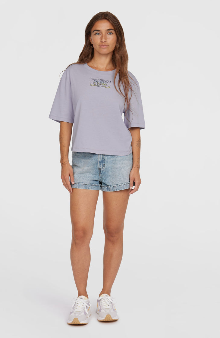 T-shirt Summer Must Haves Back Print | Purple Gleam