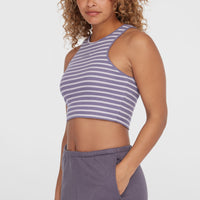 Débardeur Jess Rib | Purple Yarn Dye Stripe