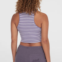 Débardeur Jess Rib | Purple Yarn Dye Stripe