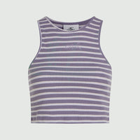 Débardeur Jess Rib | Purple Yarn Dye Stripe