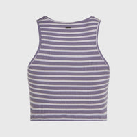 Débardeur Jess Rib | Purple Yarn Dye Stripe