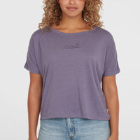 T-shirt drapé Essentials Script | Storm