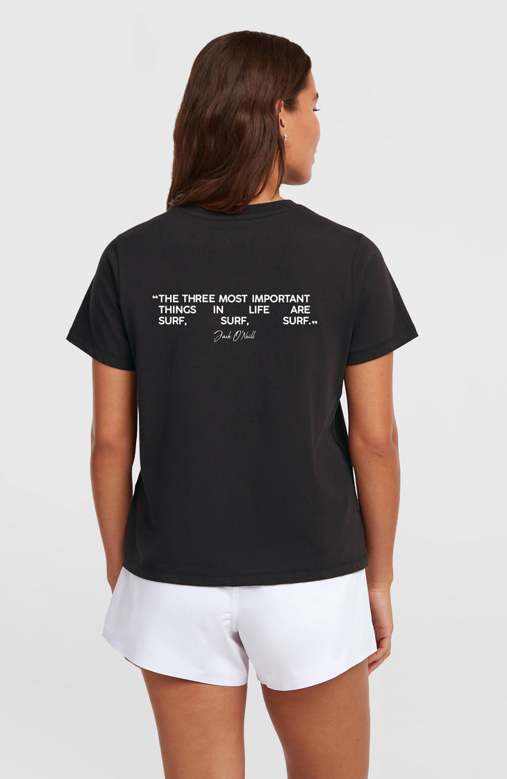 T-shirt O'Neill Polygiene Cotton Graphic | Black Out