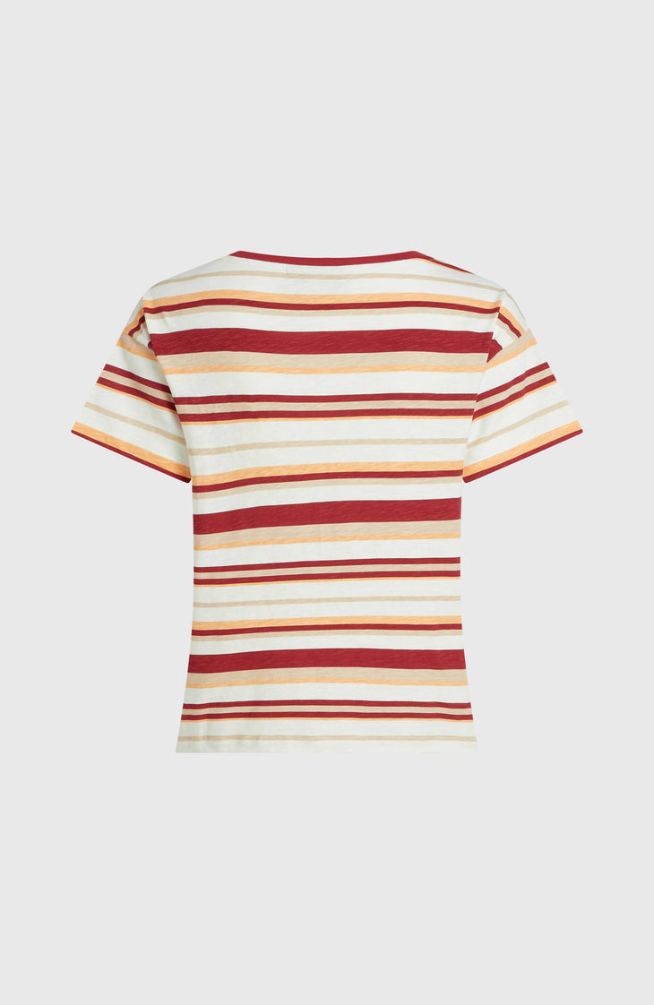 T-shirt O'Riginals Boxy Stripe | Beige Originals tee stripe