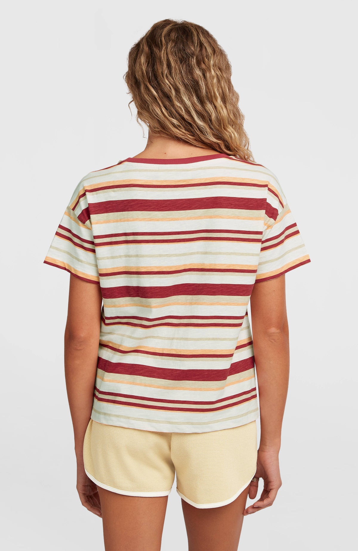 T-shirt O'Riginals Boxy Stripe | Beige Originals tee stripe