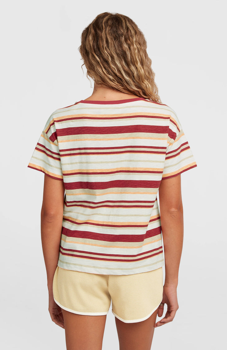 T-shirt O'Riginals Boxy Stripe | Beige Originals tee stripe