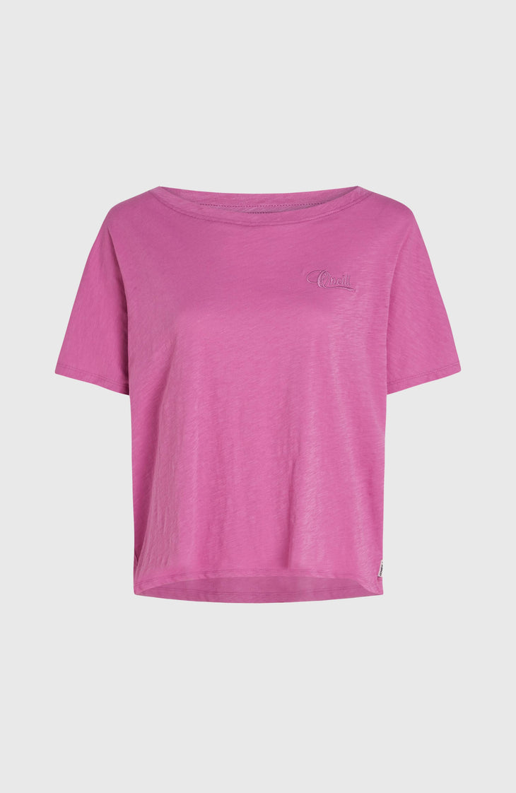 T-shirt Essentials O'Neill Script Scoop Neck | Electric Fuschia