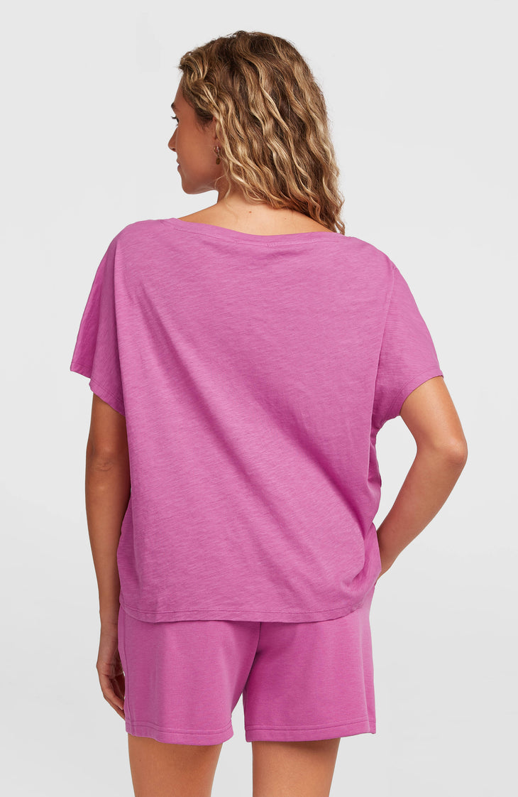 T-shirt Essentials O'Neill Script Scoop Neck | Electric Fuschia
