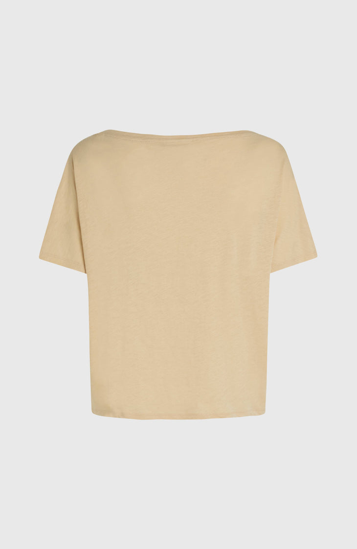 T-shirt Essentials O'Neill Script Scoop Neck | Cocoa Sand