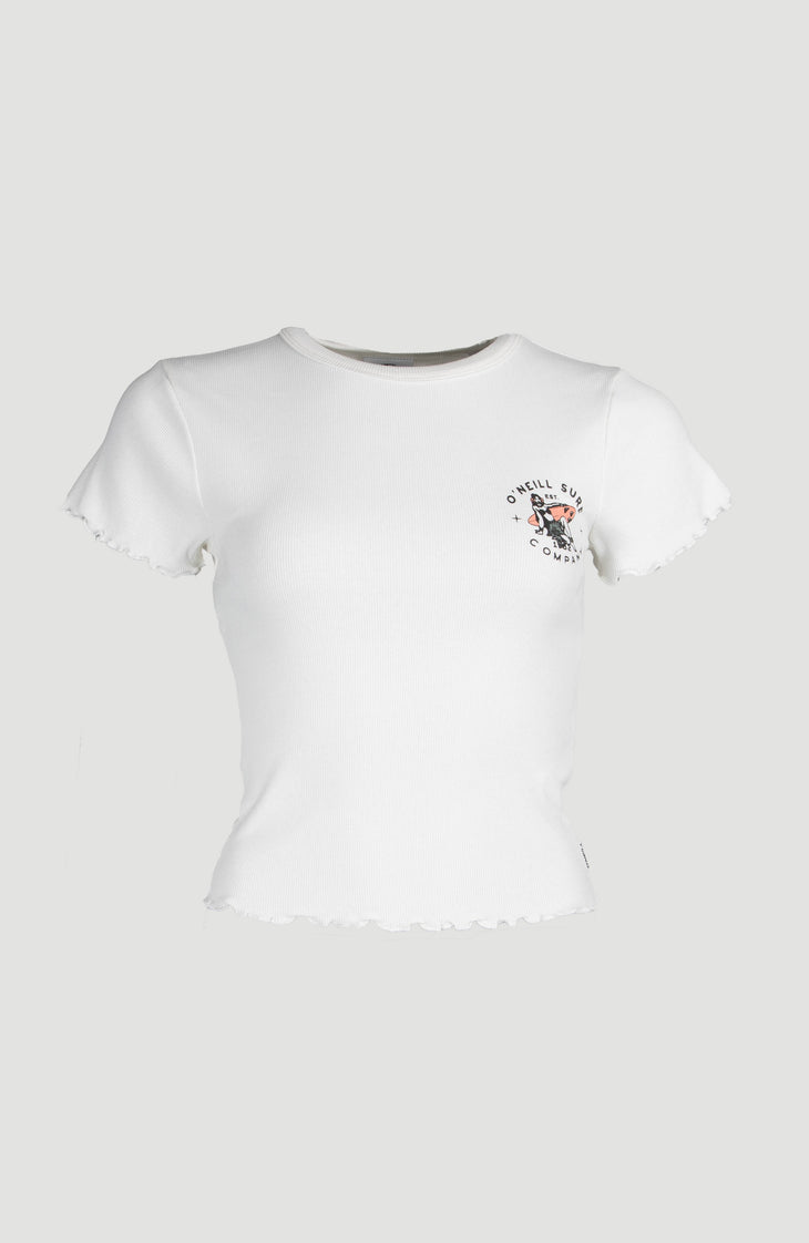 T-shirt côtelé O'Neill | Snow White