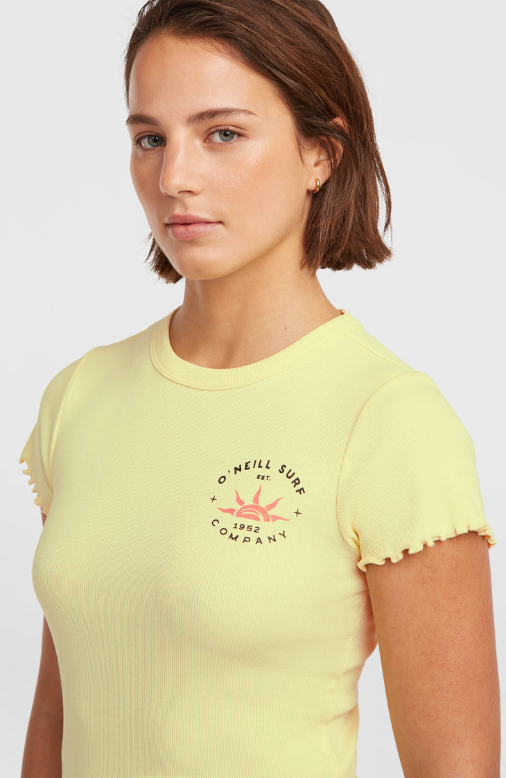 T-shirt côtelé O'Neill | Rainforest Dew