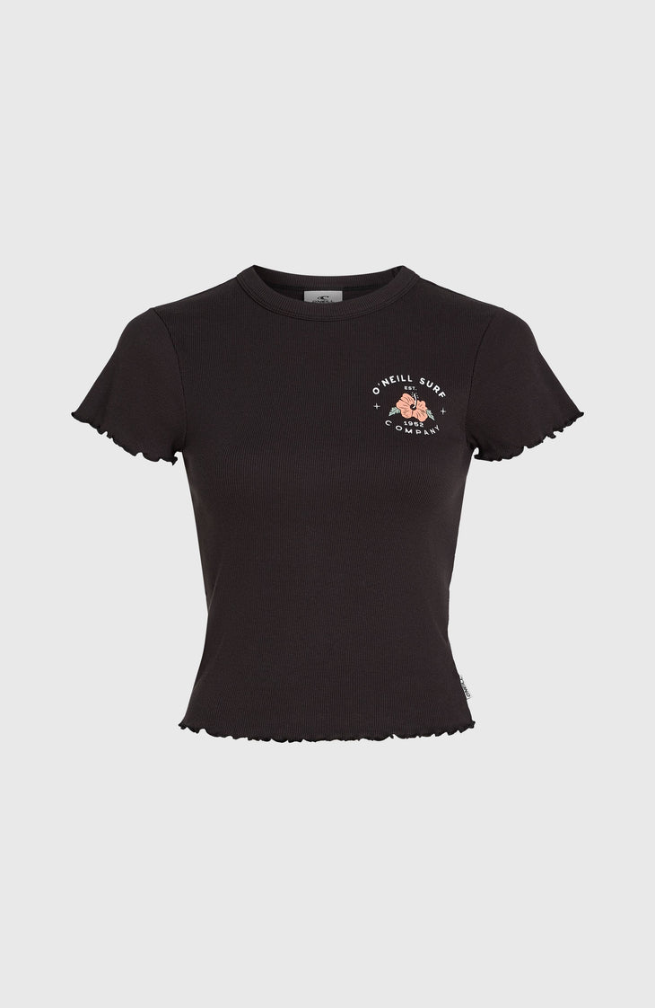 T-shirt côtelé O'Neill | Black Out