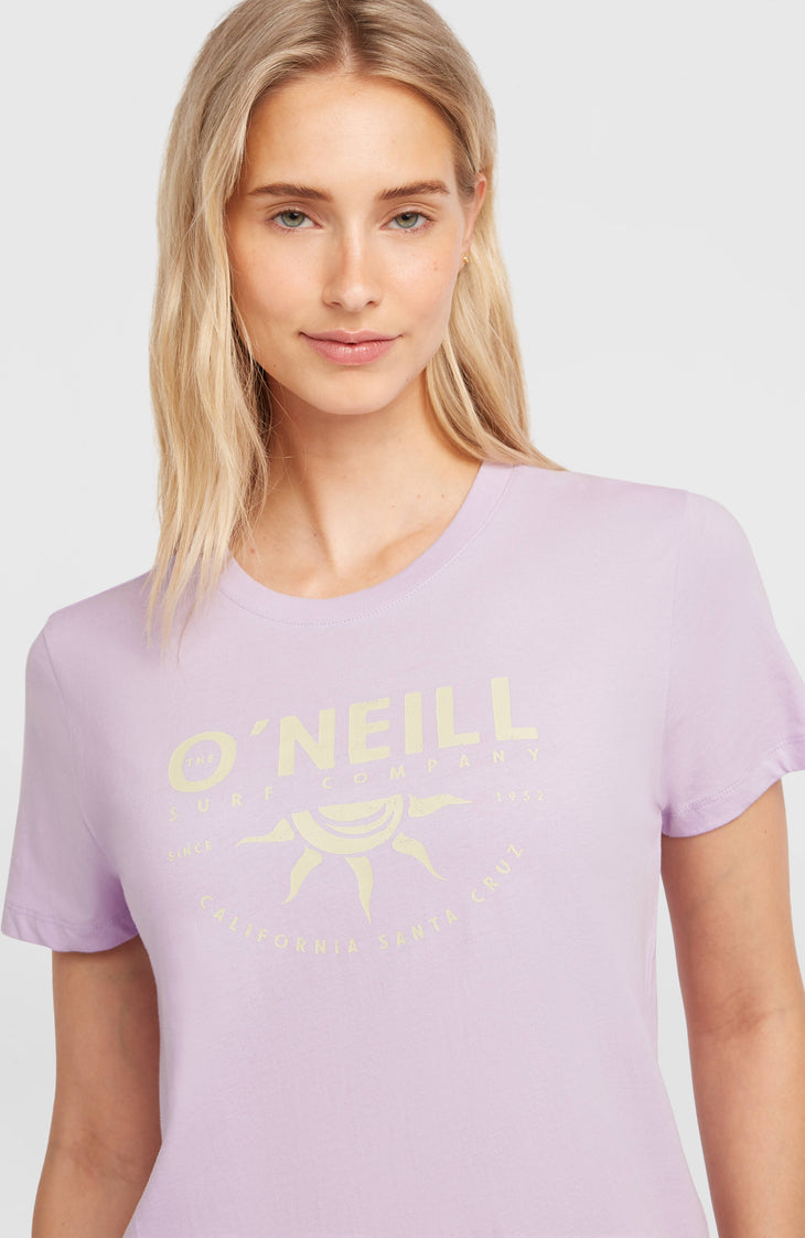 T-shirt Front Print | Pale Lavender
