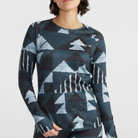 Haut thermique | Blue Triangle Ikat