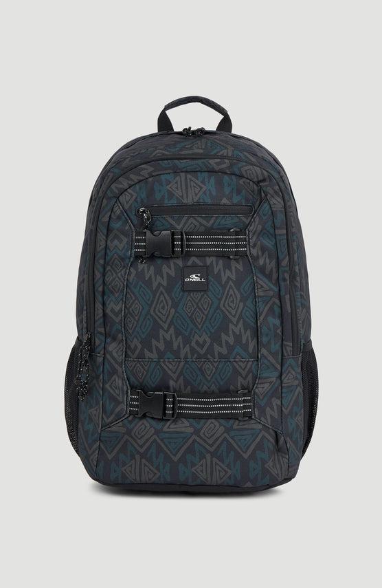 Sac à dos Boarder | Black Retro Ikat