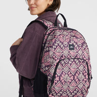 Sac à dos Wedge | Purple Retro Ikat