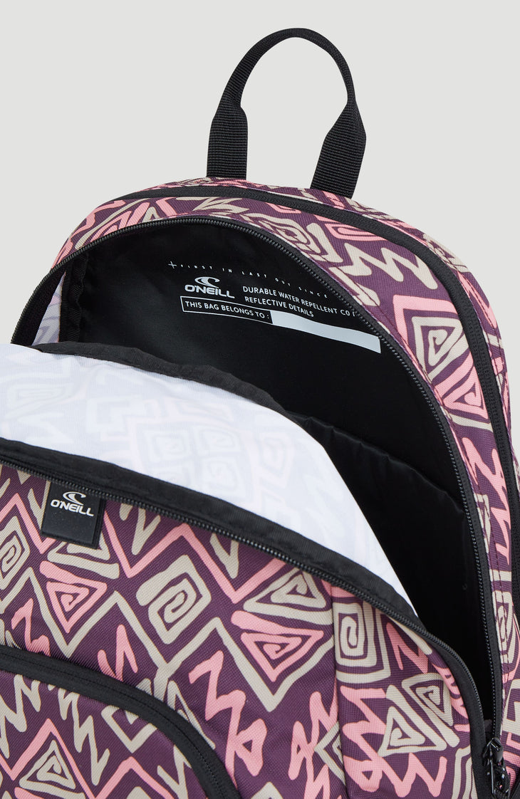 Sac à dos Wedge | Purple Retro Ikat