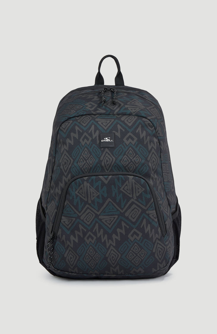 Sac à dos Wedge | Black Retro Ikat