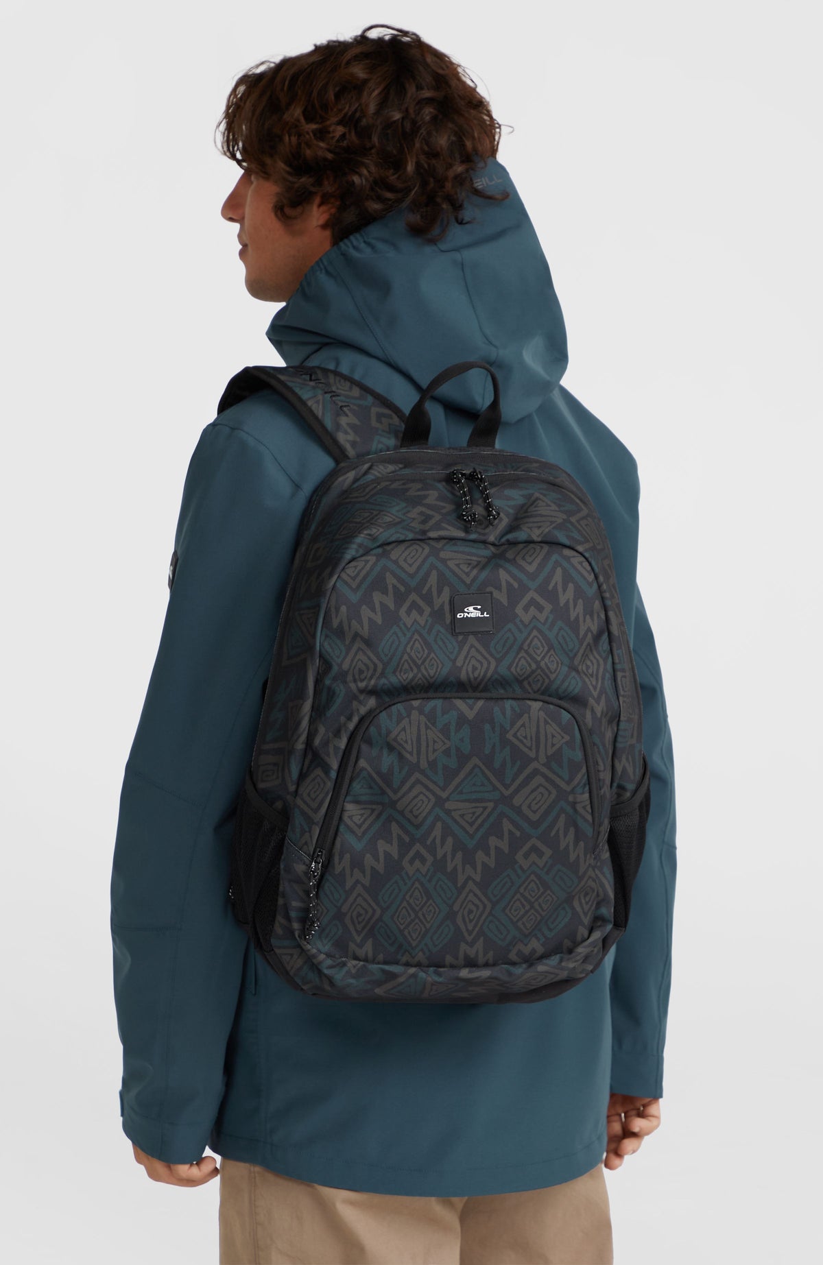 Sac à dos Wedge | Black Retro Ikat