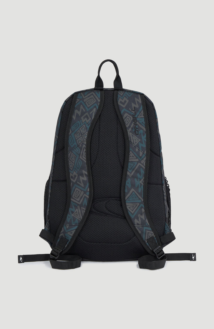 Sac à dos Wedge | Black Retro Ikat