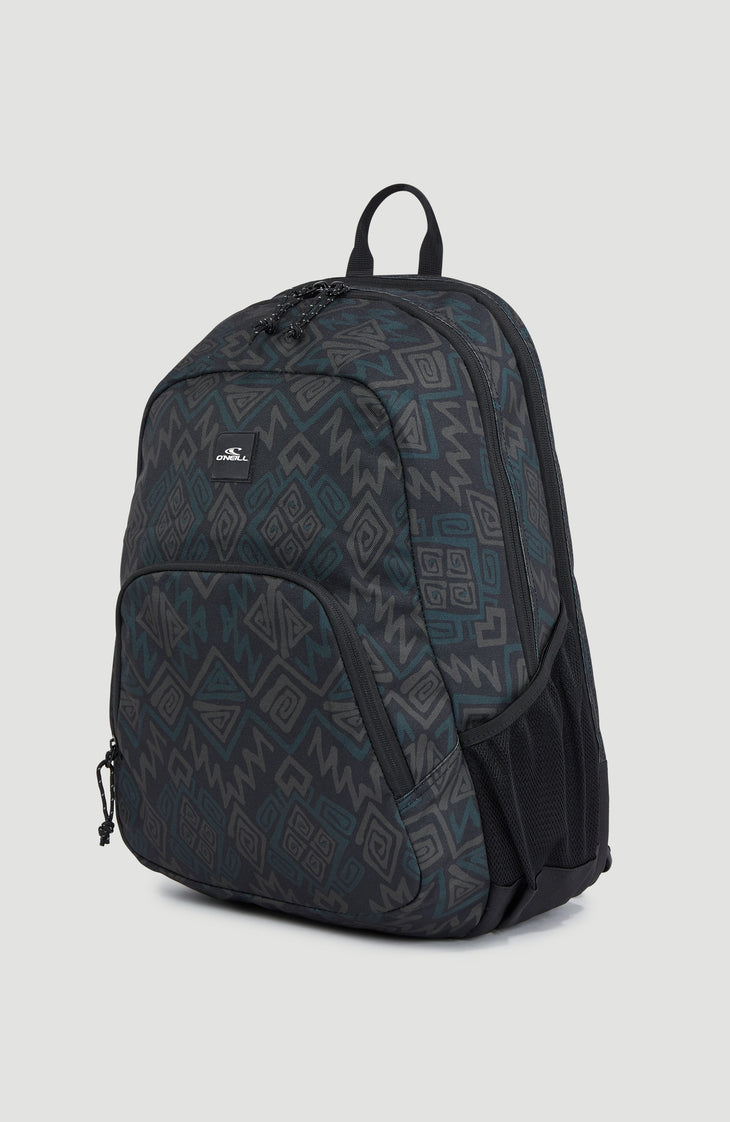 Sac à dos Wedge | Black Retro Ikat