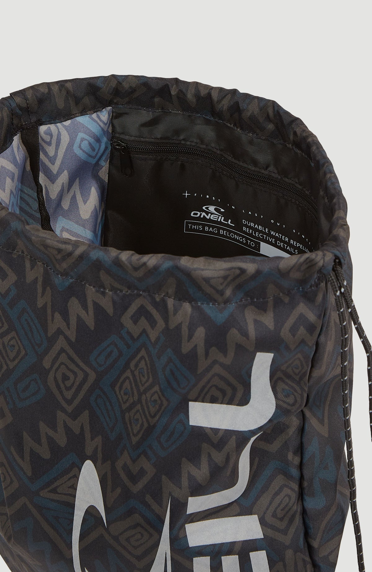 Sac de sport | Black Retro Ikat