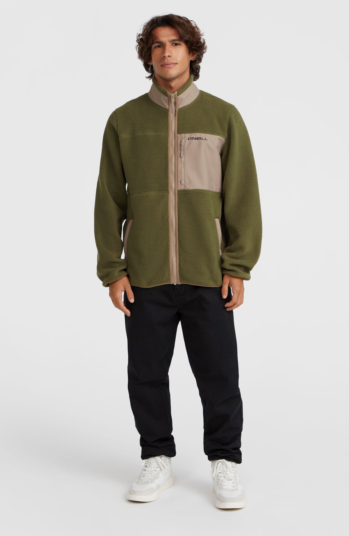 Polaire à poils longs et zip intégral | Forest Night