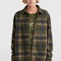 Chemise Superfleece | Green Check Small