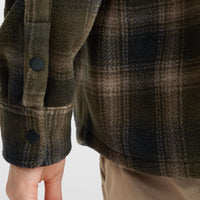 Chemise Superfleece | Green Check Small