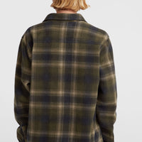 Chemise Superfleece | Green Check Small