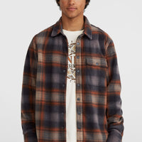 Chemise Superfleece | Grey Check Small