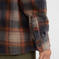 Chemise Superfleece | Grey Check Small