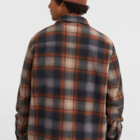 Chemise Superfleece | Grey Check Small